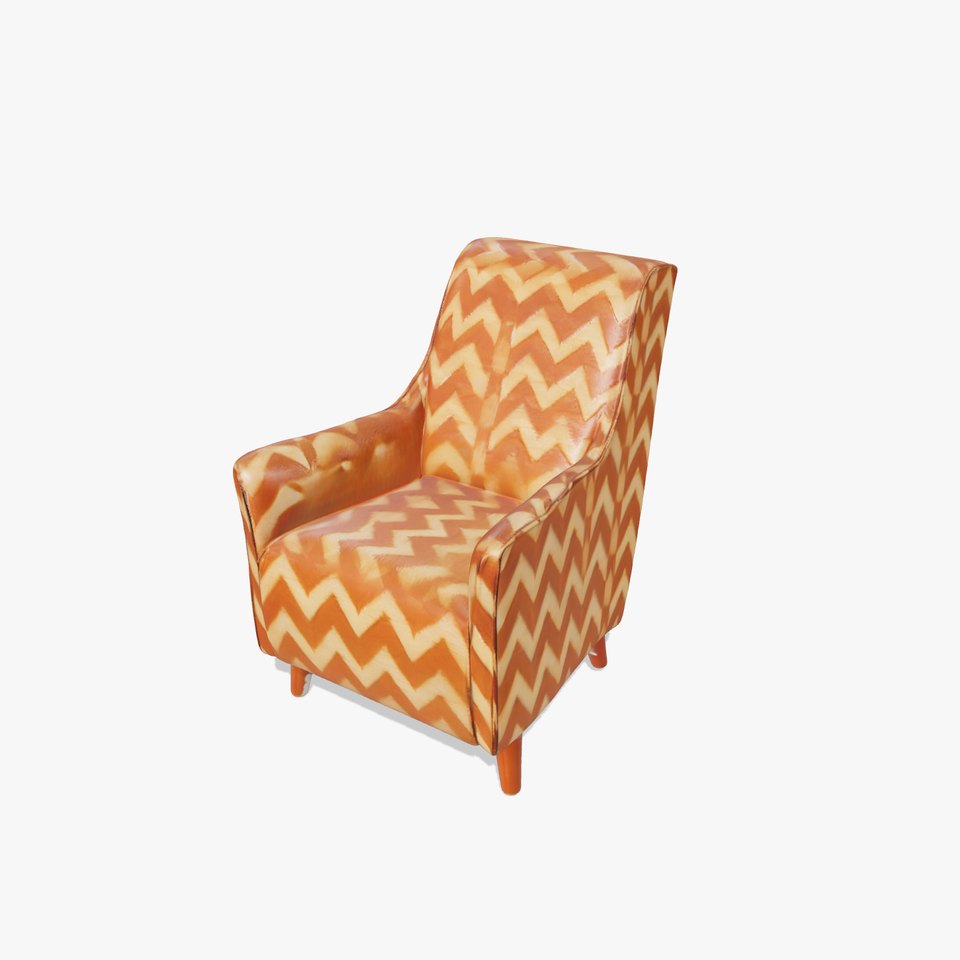 Zigzag Pattern Armchair model pack